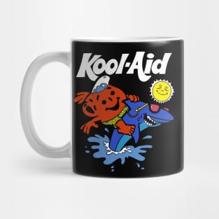 Kool Aid Man Rides a Shark Mug